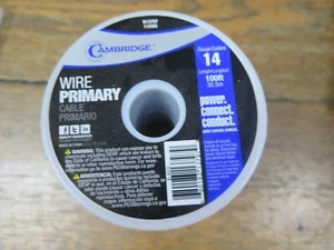 14 Gauge CAMBRIDGE Primary Wire (100ft–Black)– Remote, Power/Ground Electrical - Bild 1 von 3