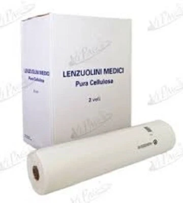 INGROCART 6 ROTOLI CARTA LETTINO LENZUOLINO MEDICO MT 80 CM 60 ROTOLO ESTETISTA - Immagine 1 di 2