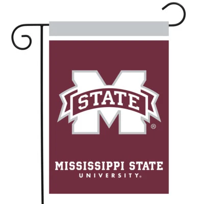 Mississippi State Bulldogs Garden Flag con licencia NCAA 12,5" X 18" Briarwood Lane Foto 1 de 4