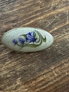 Spilla smaltata argento sterling Hjortdahl Norway Norwegian Estate vintage 1038 - Foto 1 di 6