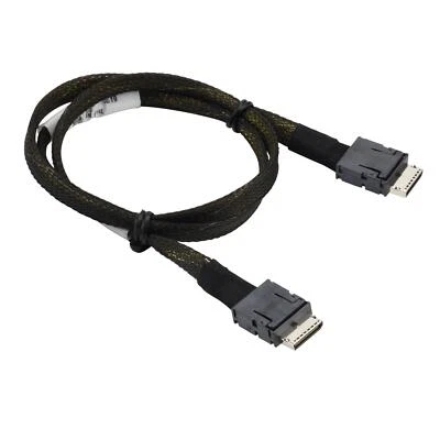 Supermicro CBL-SAST-0819 Internal OCuLink (x4) SFF-8611 to SFF-8611 65cm Cable - Image 1 of 2