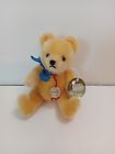 5" Hermann Teddy Bear Original W Germany Soft Mohair Jointed Glass Eyes Golden