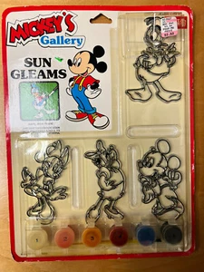 MICKEY'S GALLERY RESPLANDORES DE SOL ARTESANALES CASA PINTABLES TOTALMENTE NUEVOS DE COLECCIÓN - Imagen 1 de 7