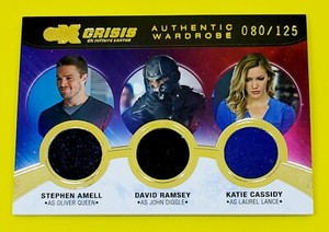 CZX Crisis on Infinite Earths Triple Wardrobe TM05 Amell Ramsey Cassidy #80/125