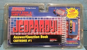 Jeopardy Answer Book & Game Cartridge #1 Tiger Electronics LCD Game 7-581-1 NIP - Picture 1 of 8