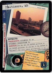 X-Files CCG Baltimore, Maryland XF97-0086v2 - Picture 1 of 2