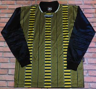 UHLSPORT MAGLIA CALCIO SHIRT NOLEL VINTAGE PORTIERE MADE IN HUNGARY (038) tg. XL - Immagine 1 di 3