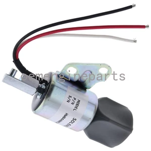 12V Fuel Stop Solenoid Valve For Skyjack SJ6832 RT Kubota Engine M8200 139321 - Picture 1 of 5