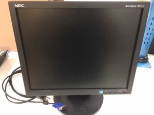 NEC AccuSync AS172-BK 17" Black LED Monitor (Used/Guaranteed to work) - Picture 1 of 4