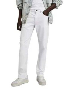 G-Star Raw Men's Mosa Straight-Fit Jeans Cotton Blend Bright White 33W/32L - Picture 1 of 10