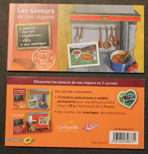 Carnet de 12 timbres BC431 - FRANCE - Saveurs de nos régions - Neuf ** - 2010 - Picture 1 of 1