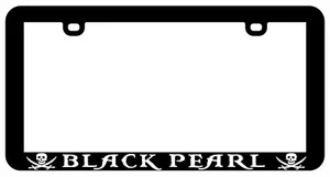 SOPORTE MARCO DE PLACA PIRATA LA PERLA NEGRA - Imagen 1 de 3