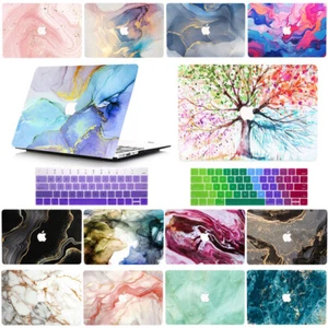 Fantasy Marmor Hülle + Tastatur Cover für Macbook M3 Pro 16 14 Air 15 13 11 12 Zoll - Bild 1 von 67