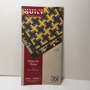 Drei mal drei Quilt lernen Muster Darlene Zimmermann EZ Quilten - Bild 1 von 3