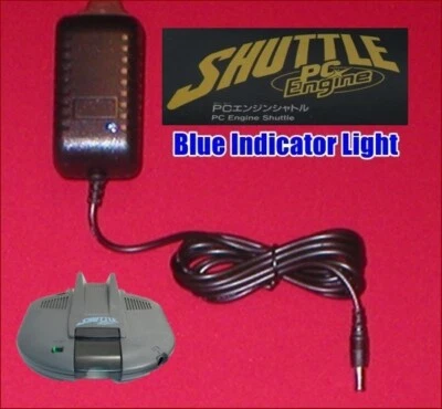 9V AC Adapter Power Supply Cord Plug W/LED for NEC PC Engine Shuttle Console NEW - Image 1 of 3