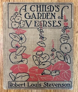 1916 A Child's Garden Of Verses Robert Louis Stevenson Illus by Myrtle Sheldon - Foto 1 di 23