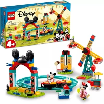 LEGO Disney 10778 Mickey, Minnie and Goofy's Fairground Fun New Factory Sealed - Image 1 of 3
