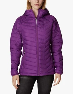 Columbia Damen Sm Omni Heat Thermal Reflective Powder Lite Kapuzenjacke Lila - Bild 1 von 8