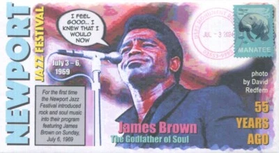 Capa para evento Coverscape Computer Designed 55th 1969 Newport Jazz Fest James Brown - Imagem 1 de 2