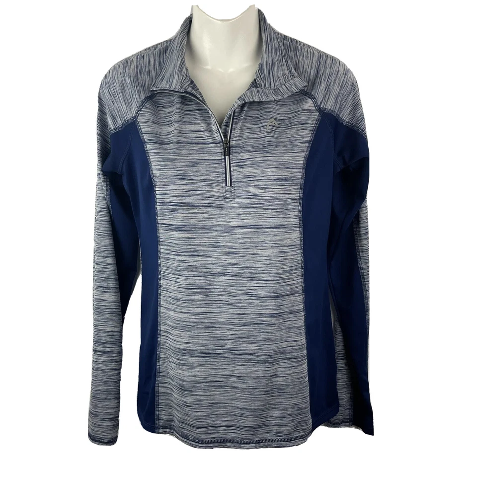 Pullover deportivo manga larga HEAD / para mujer (S) azul 100 % poliéster  Foto 1 de 4