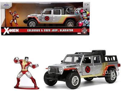 2020 年 JEEP GLADIATOR & COLOSSUS 人物 X-MEN 漫威 1/32 压铸汽车 JADA 33363 — 第 1/4 张图片