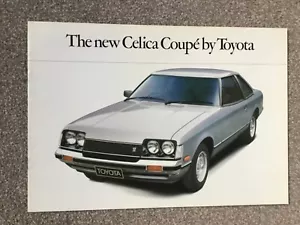 RARE Vintage Toyota Celica Coupe 7-page glossy sales brochure Sept 1978 - Picture 1 of 10