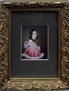 Watercolour Painting (20th Century) : Portrait of Lady Jane Erskine, - Picture 1 of 3