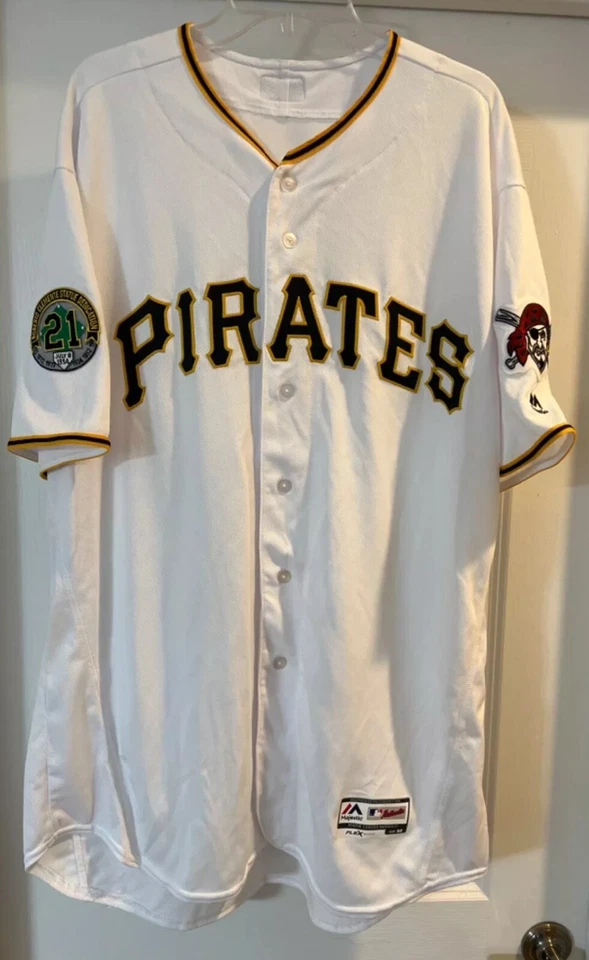 Authentic Pittsburgh Pirates jersey with Clemente patch size 52 Blank NEW - Image 1 of 1