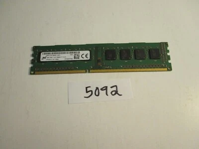 Micron MT8JTF51264AZ-1G6E1 4Gb PC3-12800 1600Mhz DDR3 Desktop Memory RAM (5092) - Image 1 of 2