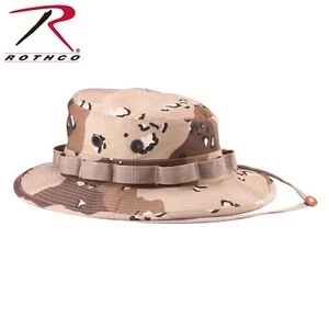 Sombrero Desert Storm Chocolate Chip Camuflaje Boonie Ventilado Ajustado Ripstop Rothco 5814 - Imagen 1 de 1