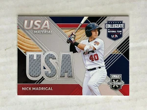 NICK MADRIGAL 2020 Panini Elite USA Material TRIPLE GU RC JERSEY PATCH! INVEST! - Picture 1 of 1