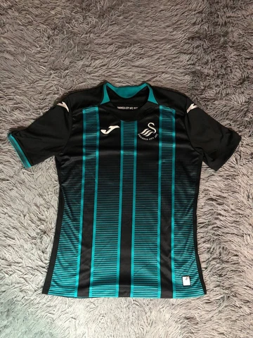 Swansea City football shirt 2019 2020 Home Joma Soccer Jersey Size Small Cover