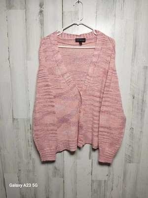 Lane Bryant 22/24 персиковый кардиган свитер V шеи - Изображение 1 из 4