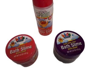 Kids xtracare Two scented bath slime soap and One Scented Hand & Body Foam Soap - Picture 1 of 15