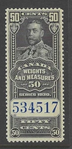 Bigjake: Canadá, FWM-65, 50 centavos pesos y medidas - ingresos - Imagen 1 de 2