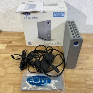 Lacie d2 Quadra 500GB Professional External Hard Drive - Afbeelding 1 van 23