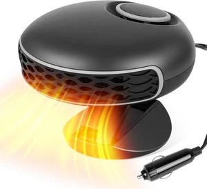 Portable 12V Car Heater & Defroster, 150W Fast Heating & Cooling Fan,Plug In...  - Picture 1 of 9