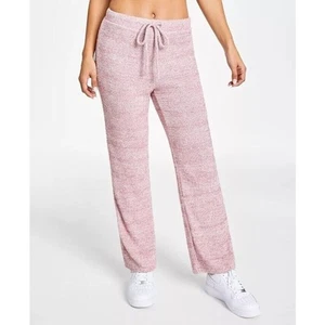 Jenni Women Melange Rose Knit Style Not Size Fuzzy Lounge Sleep Pants Size L - Picture 1 of 4