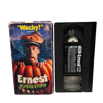 Ernest Scared Stupid VHS Halloween horror comedy Jim Varney Box Wear V7 - Image 1 of 4