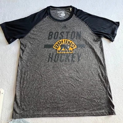 Camiseta deportiva Adidas Boston Bruins Hockey Ultimate ClimaLite XL absorbente Foto 1 de 4
