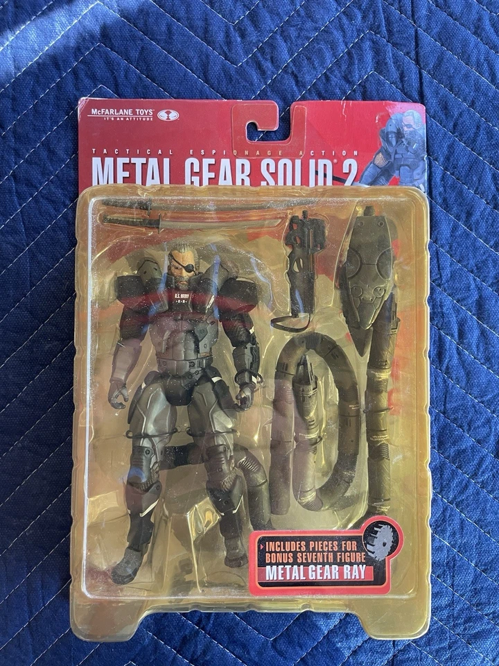 Figura serpiente McFarlane Toys Metal Gear Solid 2 Solidus sin abrir nueva Foto 1 de 4