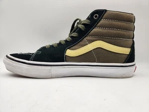 Vans Skate Sk8-Hi Scarabeo Verde Militare Taglia Uomo10 Belle Scarpe - Foto 1 di 14