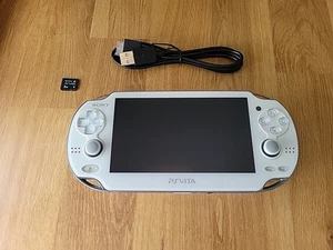 SONY PS Vita PCH-1100 Crystal white W/ Charger - Picture 1 of 6