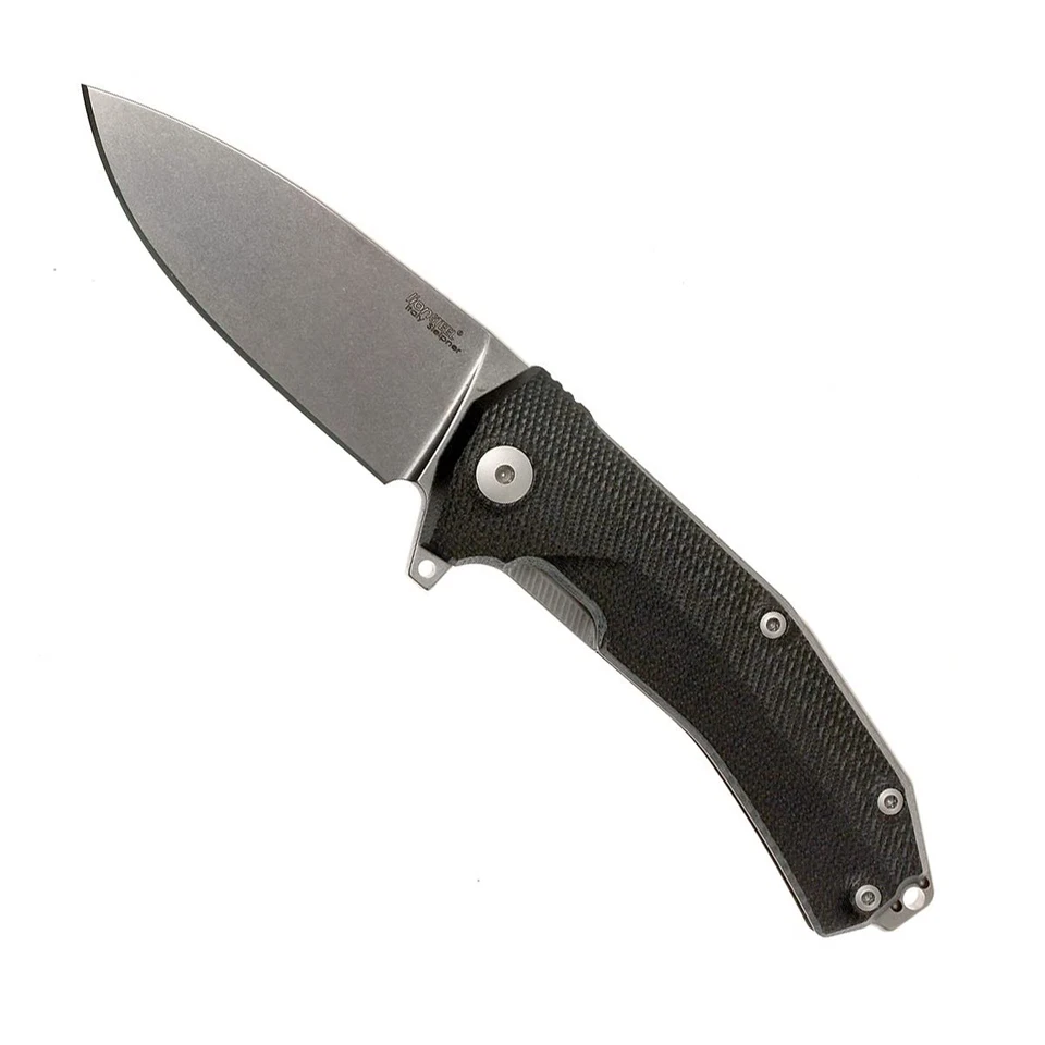 Lion Steel KUR Folding EDC Pocket Knife, Sleipner Blade, Black G10 Handles - Image 1 of 1