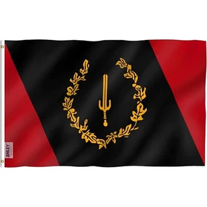 Anley 3x5 Ft Black American Heritage Flag - Black History Month Flags - Picture 1 of 6