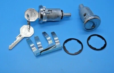 1961 1962 1963  1964 Chevy Impala Door Lock Cylinders 2 GM Keys - Image 1 of 4