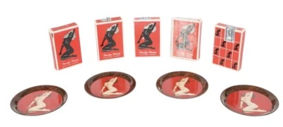 Vintage 1950’ Set Marilyn Monroe Nude Bridge & Canasta Playing Cards - Image 1 of 4