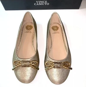 Vince Camuto Girl's Penelope Fashion Slip-On Ballet Flats Shoes - Size:11 - Picture 1 of 8