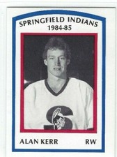 1984-85 Springfield Indians (AHL) Alan Kerr