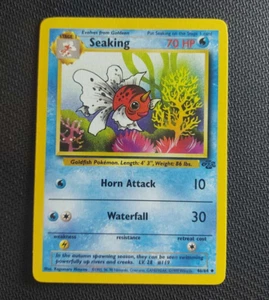 Seaking Jungle 46/64 Regular Unlimited Uncommon NEAR MINT Pokemon TCG - Picture 1 of 2